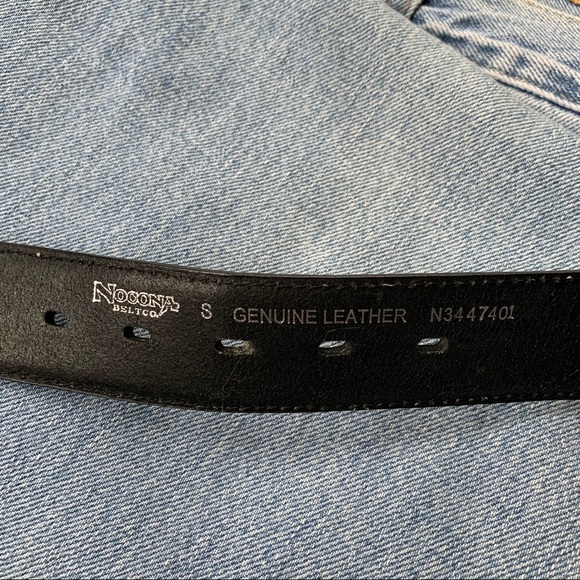 Nocona Belt Co. Genuine Leather Western Belt - Picture 3 of 11